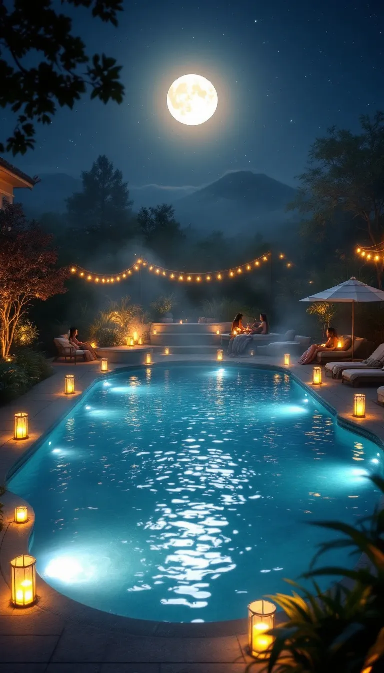 Aesthetic Pool Night: Serene Evening Swims