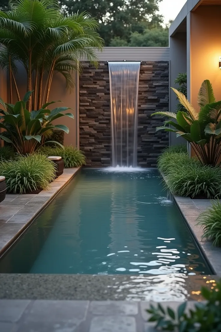 Creating Tranquility with Waterfall Walls