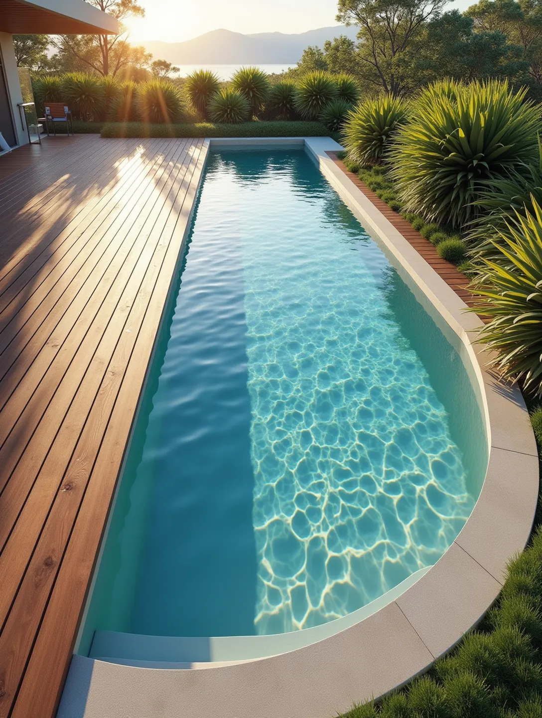 Custom Decking Ideas for Modern Poolside Vibes