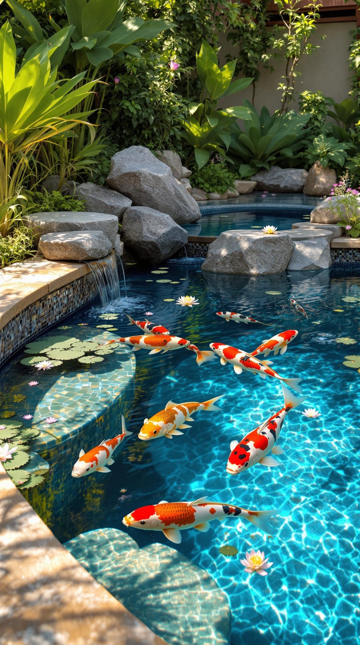 Dream Homes With Kolam Koi Features