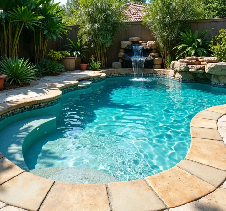 Family-Friendly Backyard Pools with Shallow Play Zones