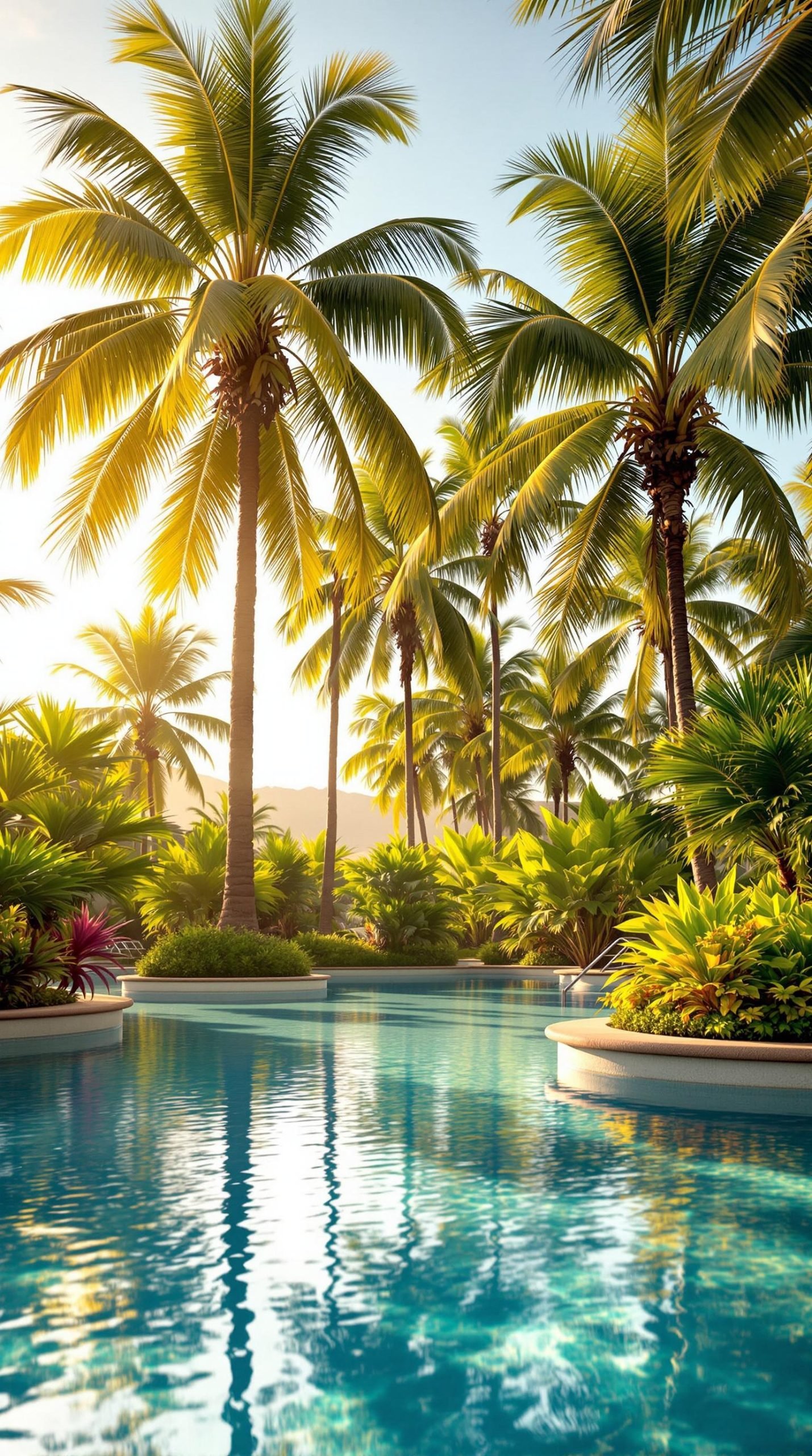 Incorporating Eye-Catching Palm Trees for a Majestic Feel