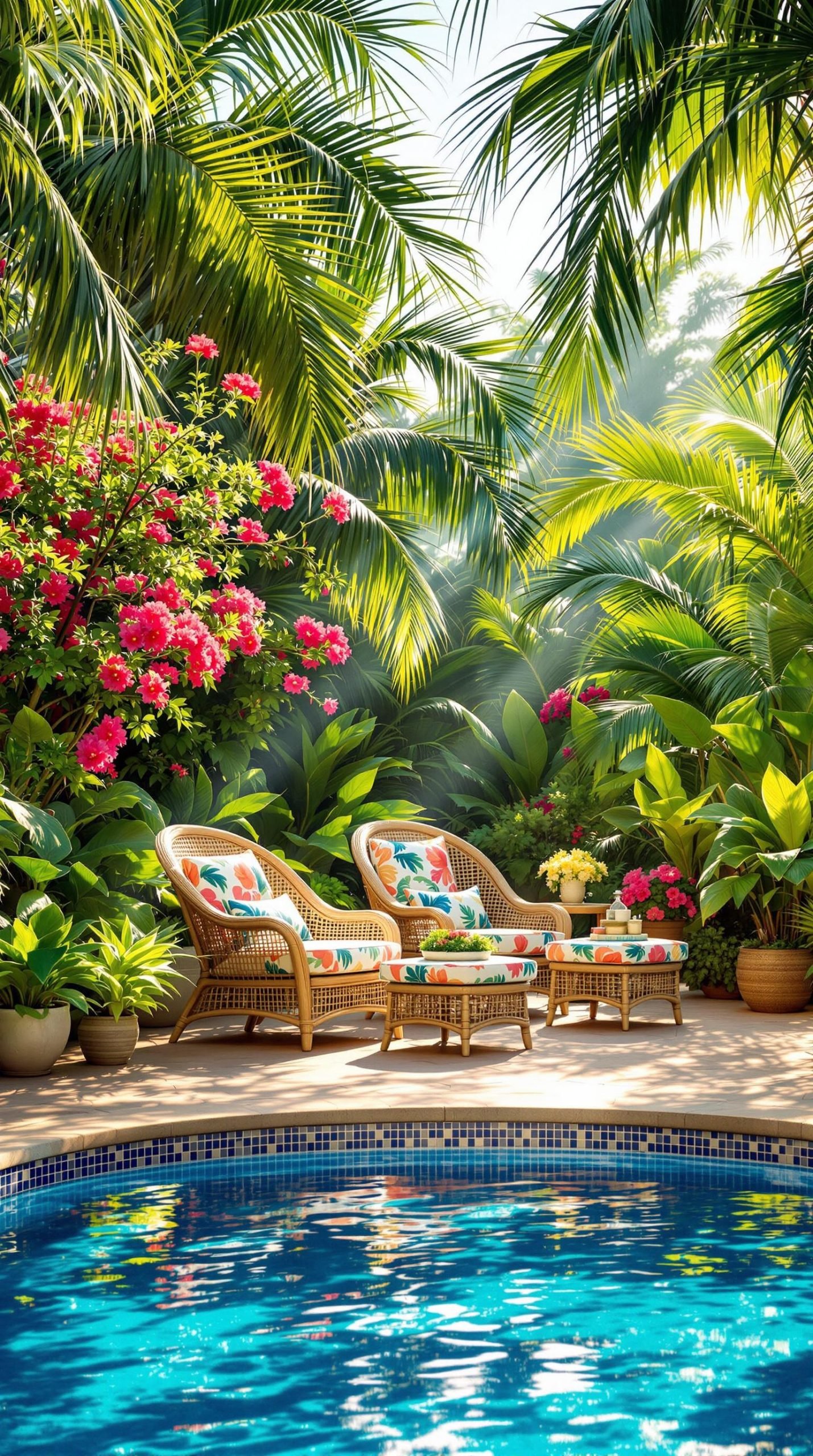 Incorporating Lanai Decor for a Touch of the Tropics