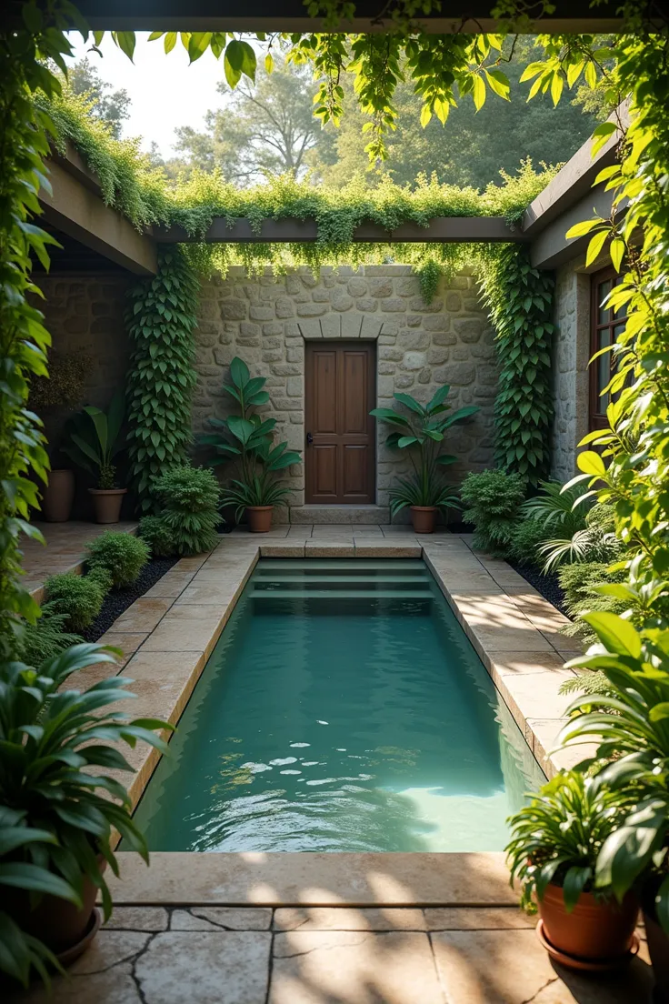 Intimate Courtyard Havens with Dip Pools