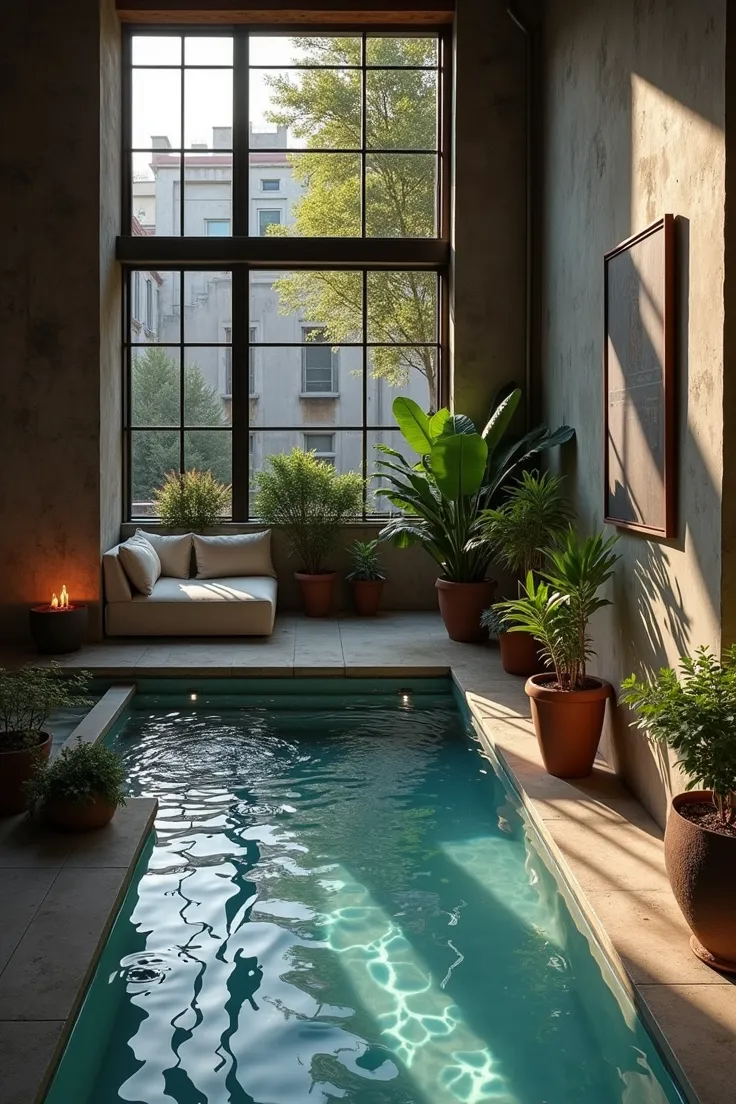 Petite Poolside Bliss: Design Tips for Indoor Swimming