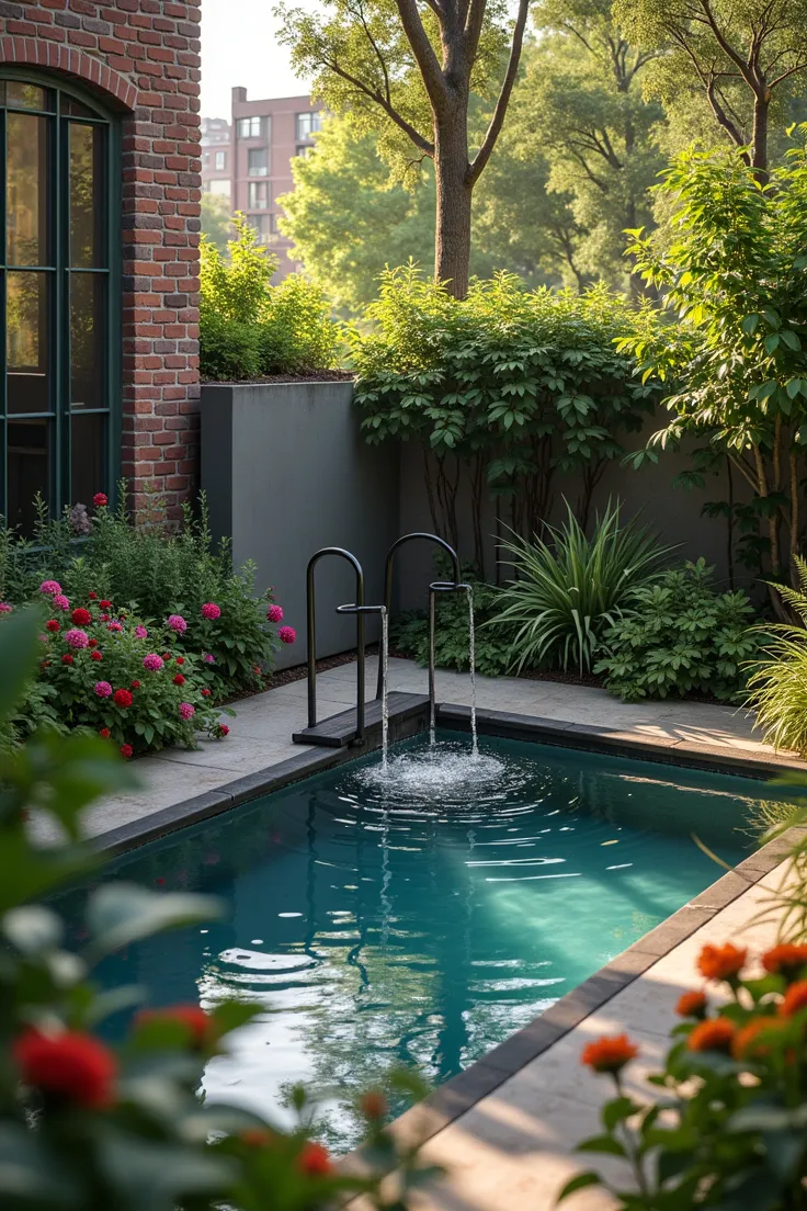 Transformative Metal Tank Pools for Urban Gardens