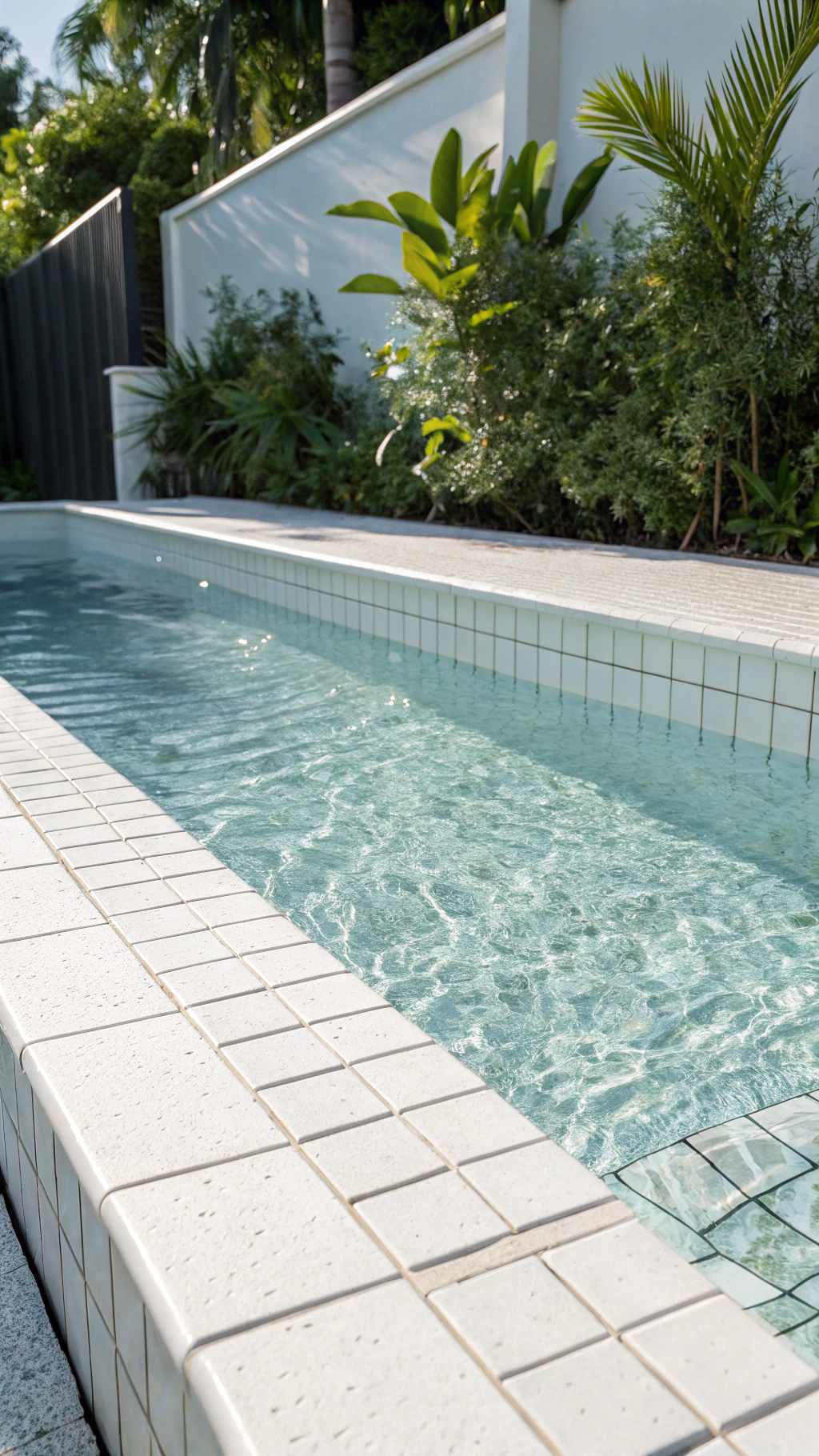 Artistic Waterline Accents to Elevate Pool Design