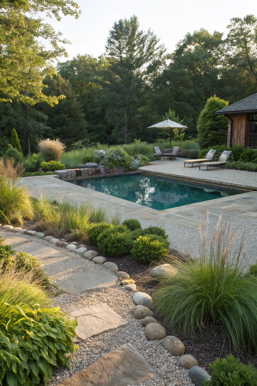 Clever Use of Pea Gravel Enhancements