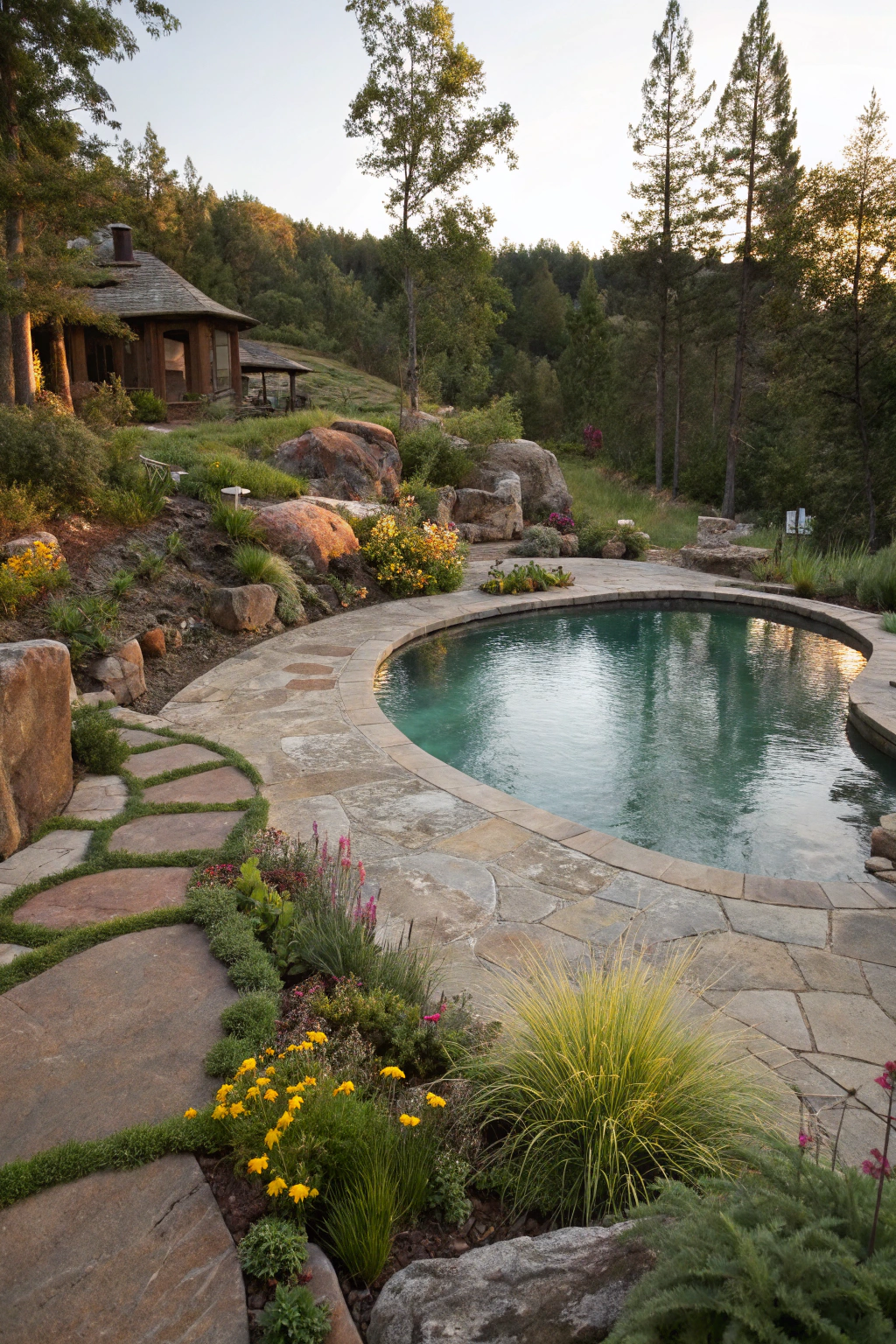Creating a Freeform Poolside Retreat