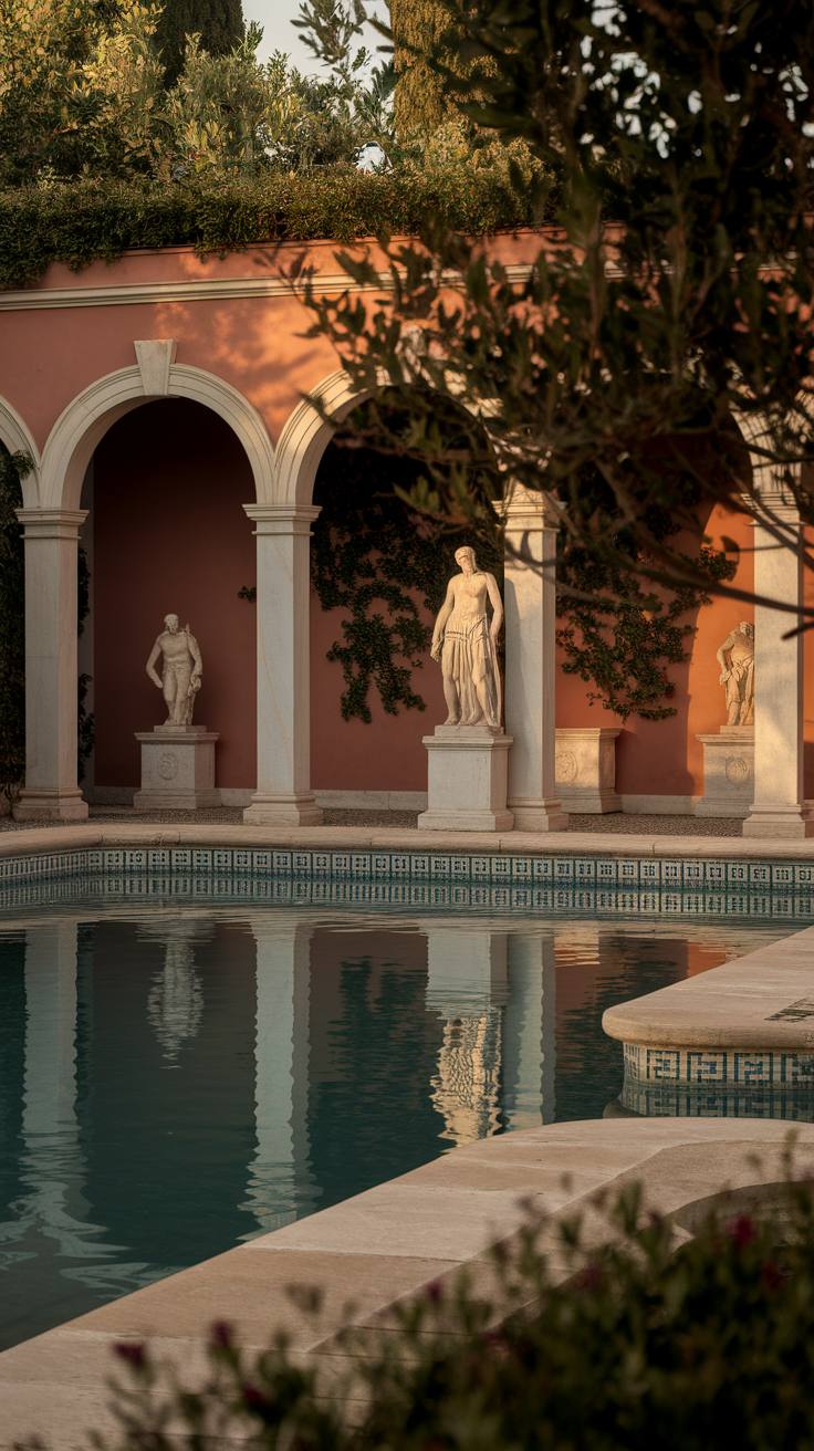Incorporating Roman Elegance in Your Cocktail Pool Design