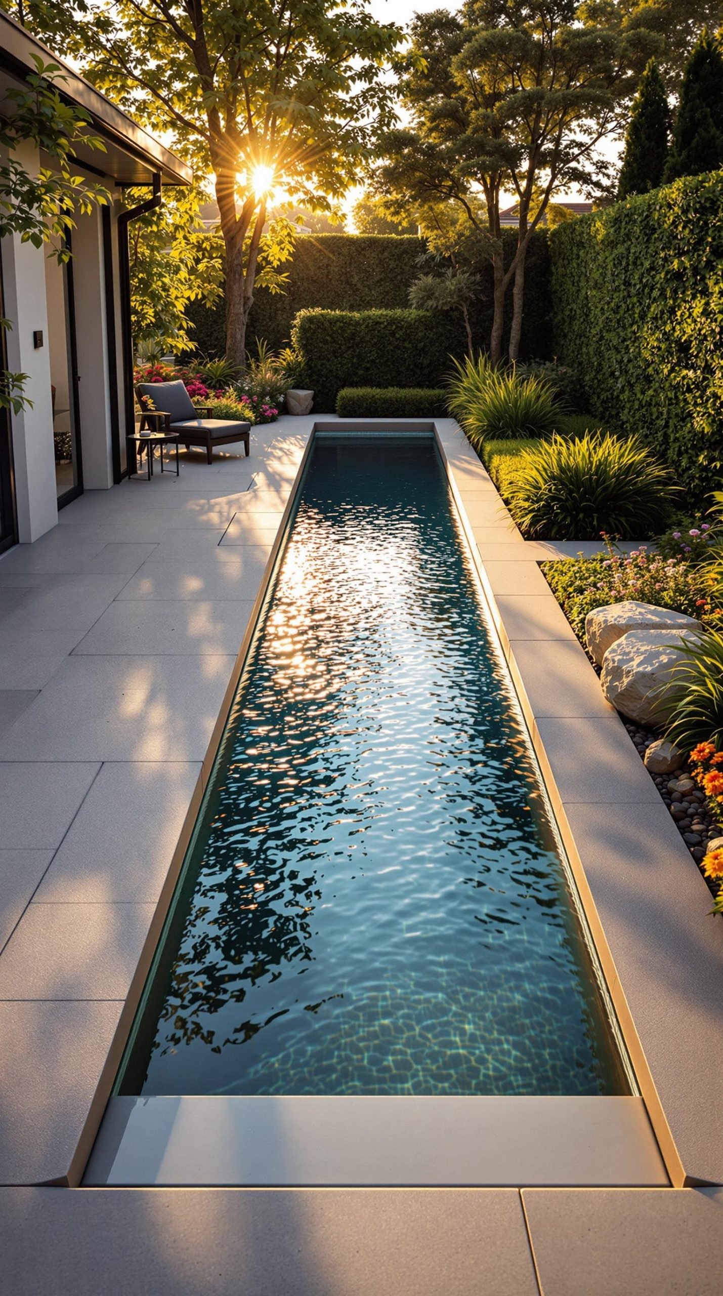 Innovative Narrow Pool Shape Ideas