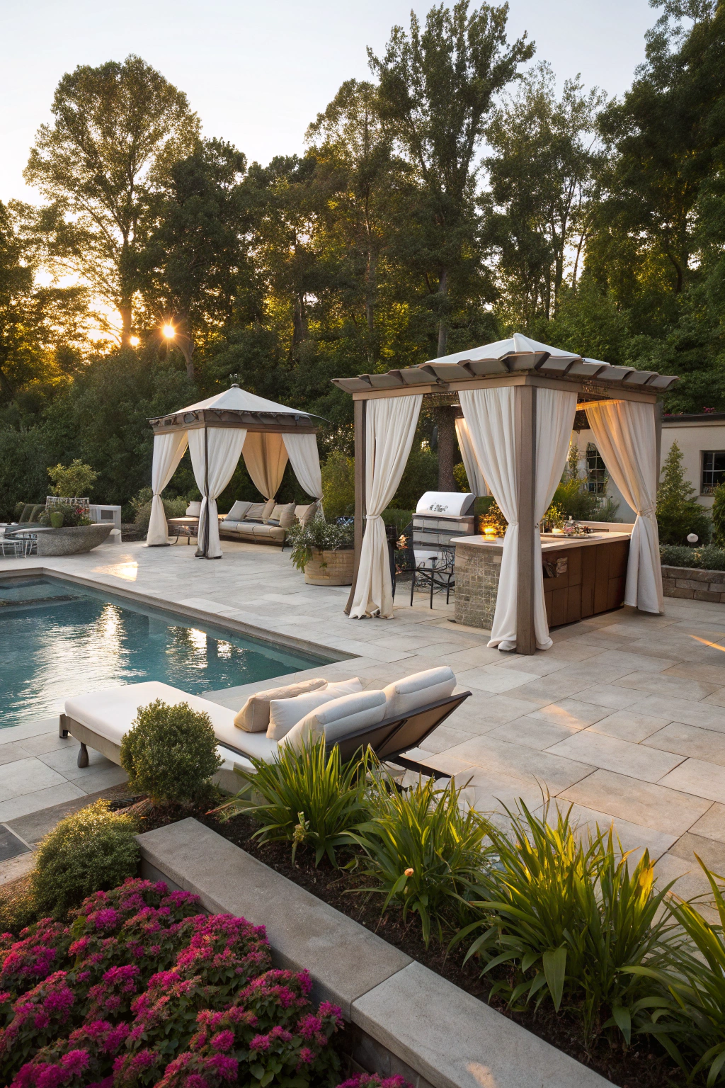 Luxurious Backyard Living Spaces