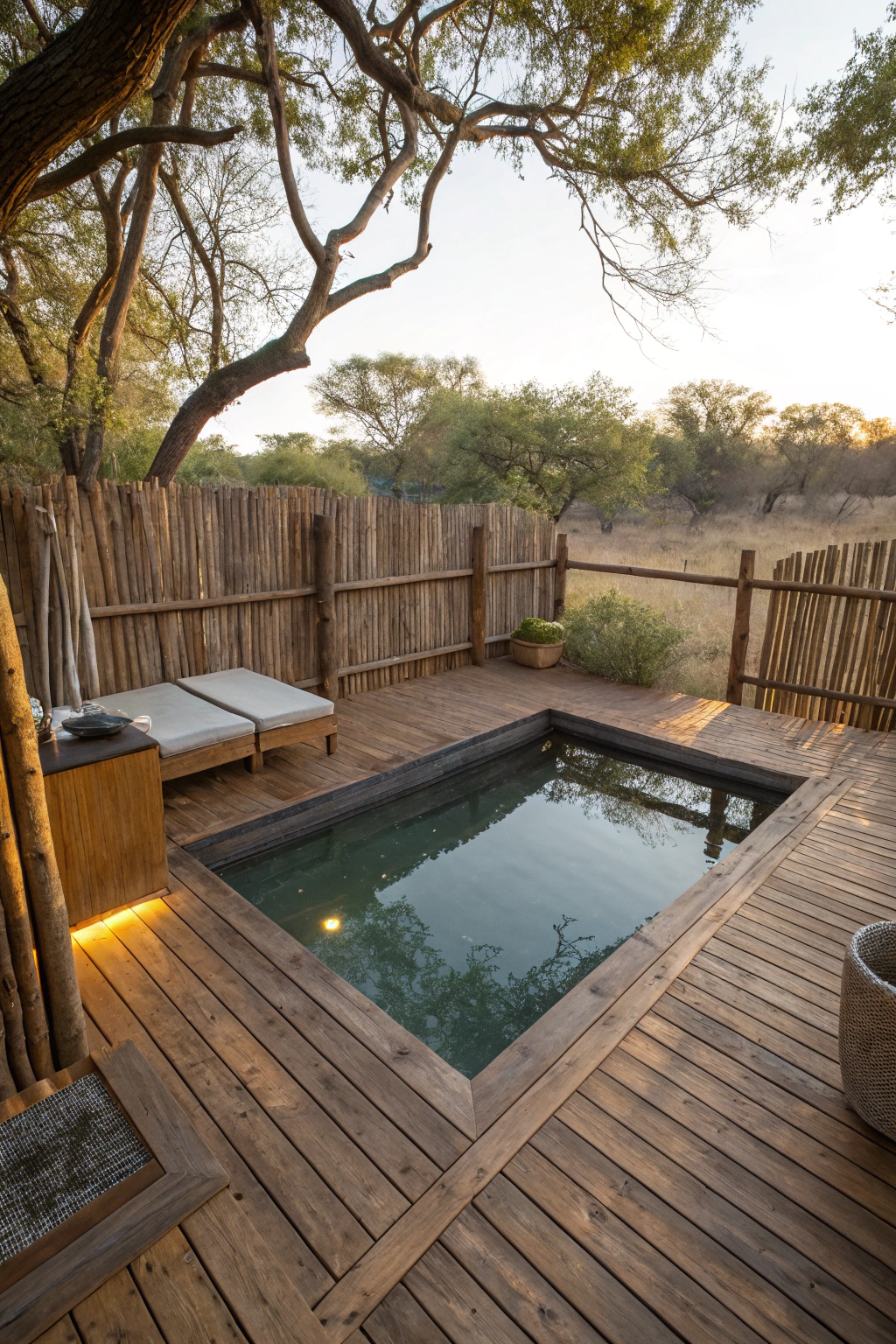 Rustic Charm with Wooden Accents